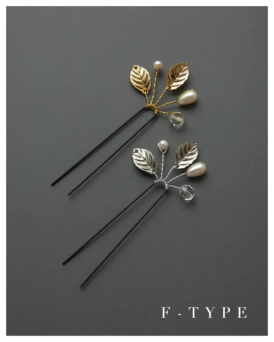 ヘアカフポニーフック結婚式ヘアアクセサリーパールヘアーカフウェディングヘアーアクセサリーお呼ばれゲストヘアピンパーティーヘアアクセ浴衣着物和装花嫁髪飾り二次会