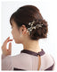 ヘアアクセサリー結婚式パールUピンアクセサリーヘアアクセサリーゲストパーティーヘアアクセゴールドお呼ばれ二次会