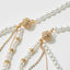 結婚式アクセサリーパールラインストーン二次会お呼ばれパーティーアクセ2連ネックレスパールネックレスロングパールネックレスロングネックレス2way