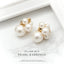 結婚式 アクセサリー パール イヤリング ピアス お出かけ 二次会 お呼ばれ イミテーションパール クリスタルビジュー パーティー パーティードレス通販TwinkleGIrls