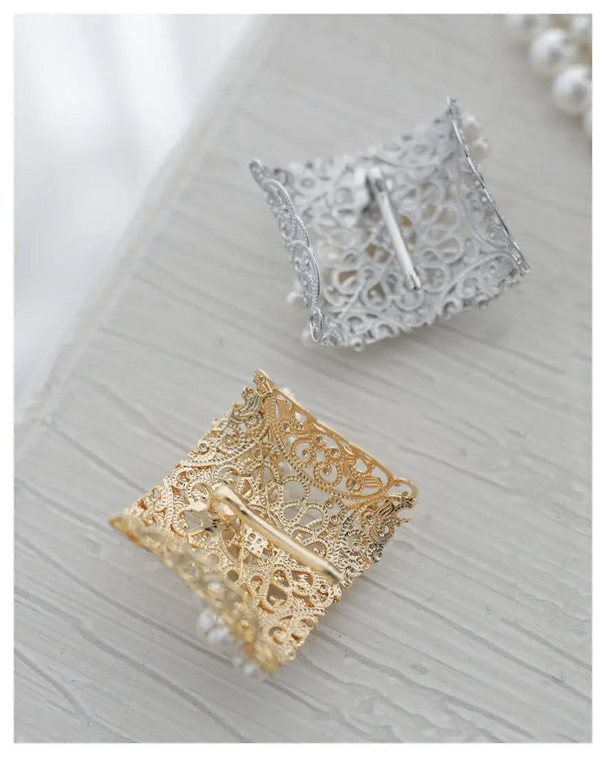 ヘアアクセサリー結婚式パールUピンアクセサリーヘアアクセサリーゲストパーティーヘアアクセゴールドお呼ばれ二次会