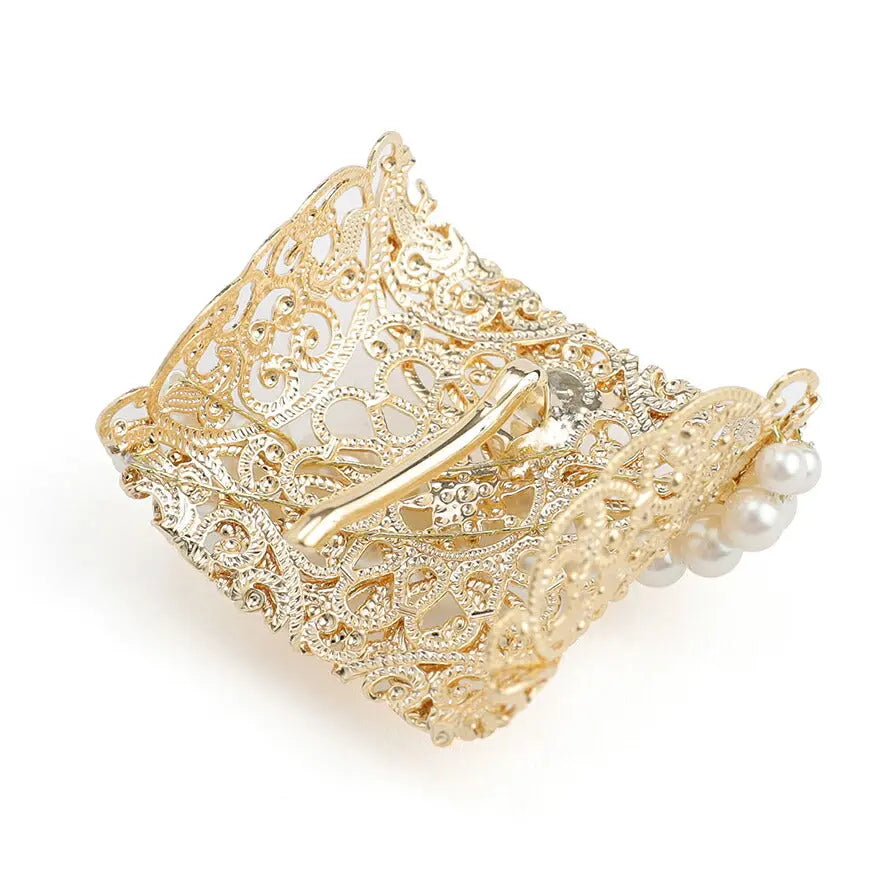 ヘアカフポニーフック結婚式ヘアアクセサリーパールヘアーカフウェディングヘアーアクセサリーお呼ばれゲストヘアピンパーティーヘアアクセ浴衣着物和装花嫁髪飾り二次会