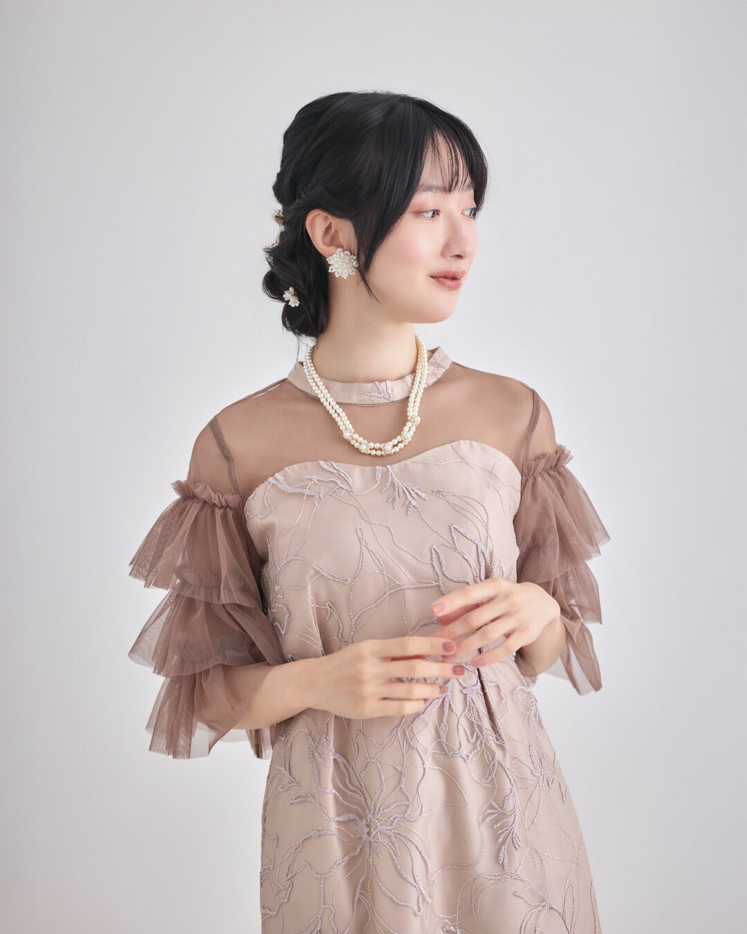 結婚式 ネックレス お呼ばれ アクセサリー セット可能 パーティー パール パールネックレス パーティードレス通販TwinkleGirls