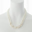 結婚式ネックレスお呼ばれアクセサリーセット可能パーティーパールパールネックレス3WAY