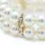 ブレスレット結婚式お呼ばれパーティアクセサリー秋冬パール2連