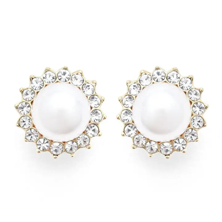 ピアス イヤリング 9mmパール 結婚式 お呼ばれ パーティー対応 レディース フォーマルアクセサリー シンプル ゴールド/シルバー accessory0053 パーティードレス通販TwinkleGIrls