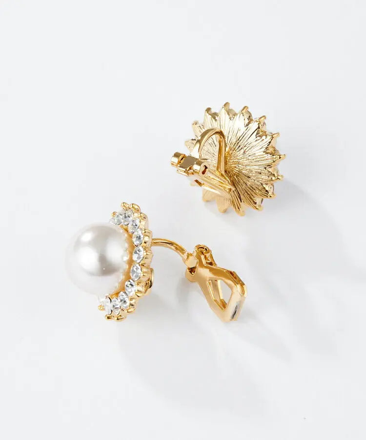 アクセサリー結婚式ピアス/イヤリングパールパーティーゴージャス一粒パールレディースフォーマル9mmウェディングシンプルボリュームパールイヤリング