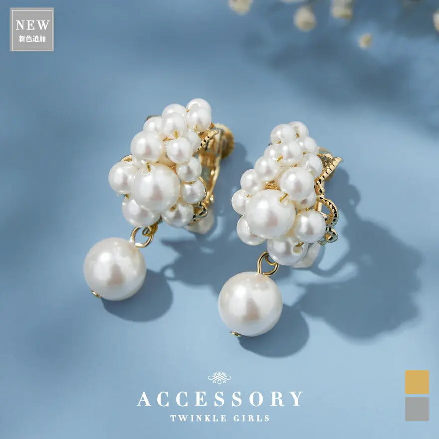 ヘアアクセサリー結婚式パールUピンアクセサリーヘアアクセサリーゲストパーティーヘアアクセゴールドお呼ばれ二次会