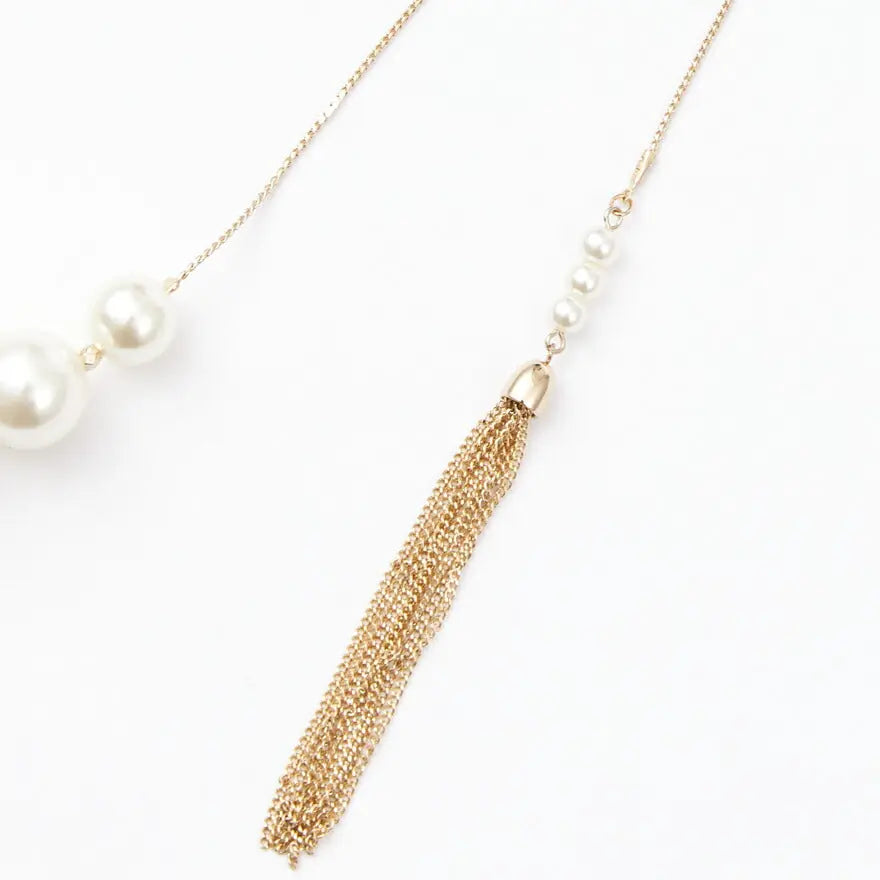 結婚式ネックレスお呼ばれアクセサリーセット可能パーティーパールパールネックレス