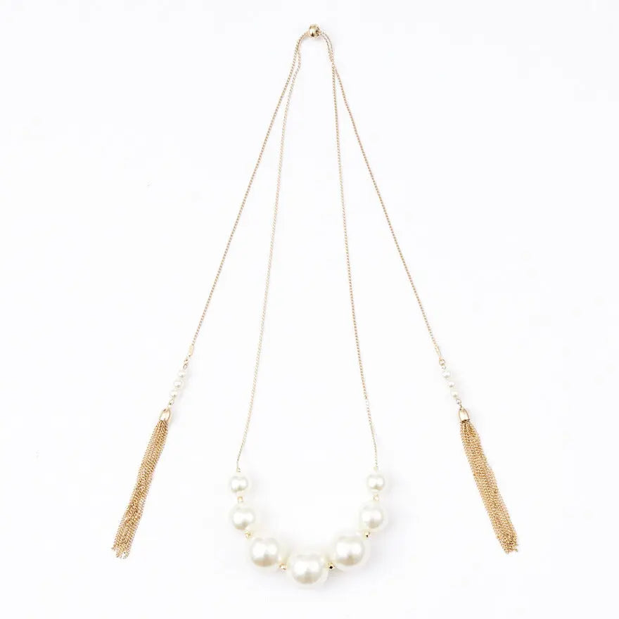 結婚式ネックレスお呼ばれアクセサリーセット可能パーティーパールパールネックレス