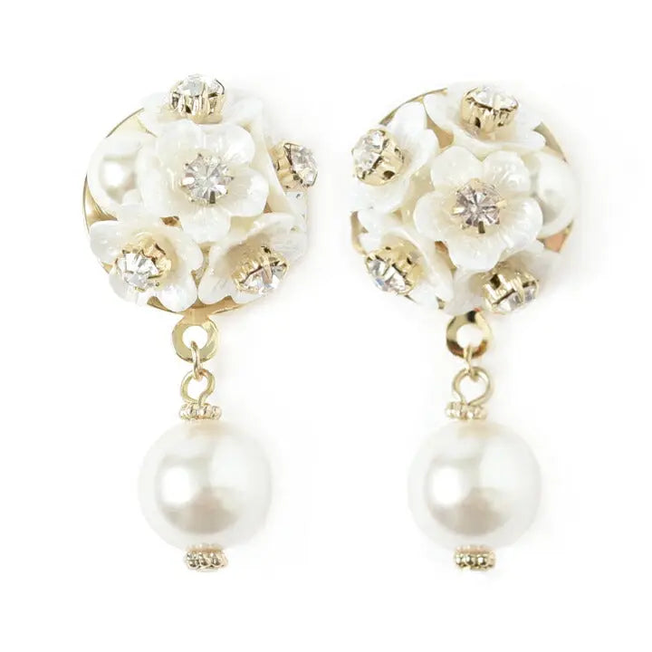 アクセサリー 結婚式 ピアス/イヤリング パール パーティー ブーケ 一粒パール レディース フォーマル 10mm ウェディング シンプル ボリューム パールイヤリング パーティードレス通販TwinkleGIrls