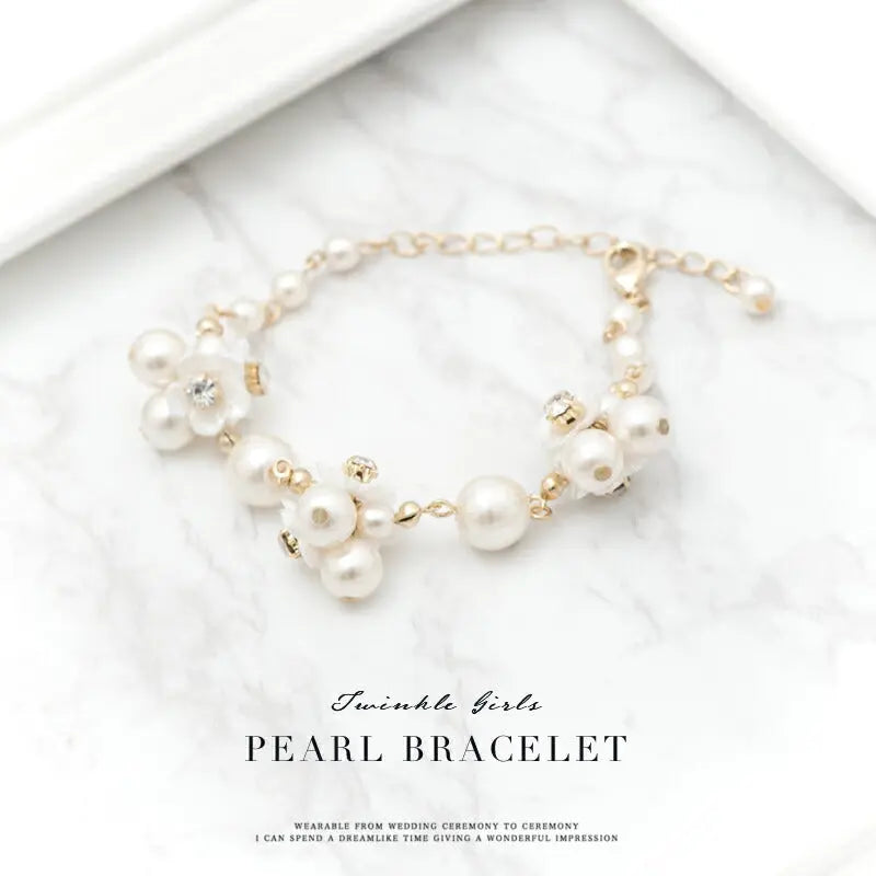ブレスレット結婚式パール