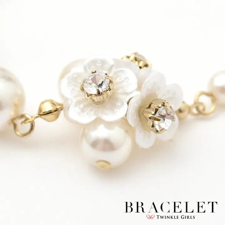 ブレスレット結婚式パール