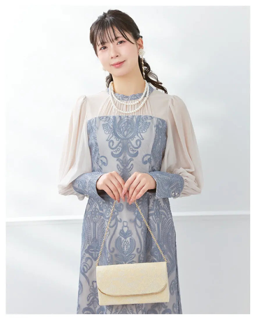 アクセサリー結婚式ピアスパールパーティーレディースブーケお花フラワーゴールドパールタッセルパールフォーマルウェディングシンプルボリューム