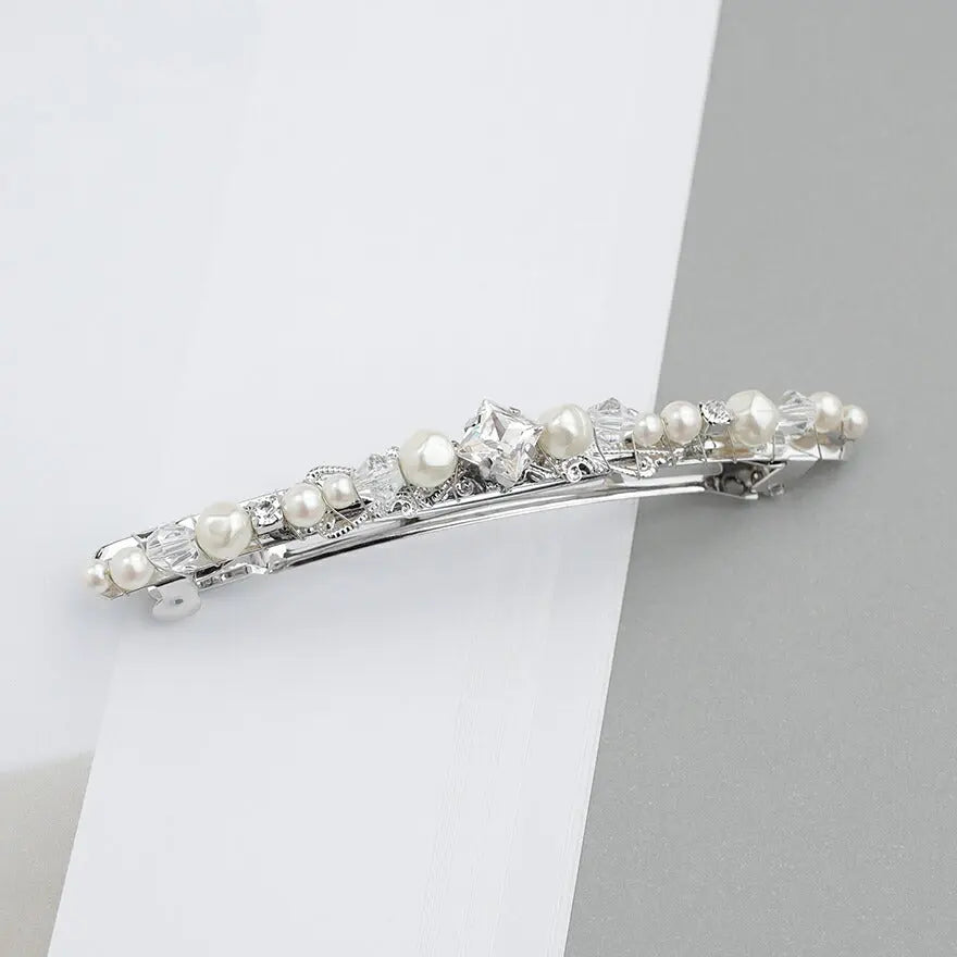 ヘアアクセサリーヘアクリップ  パール 結婚式 ウェディング アクセサリー ヘアアクセサリー ゲスト ヘアピン パーティー ヘアアクセ 浴衣 着物 和装 花嫁 髪飾り お呼ばれ 二次会 パーティードレス通販TwinkleGIrls