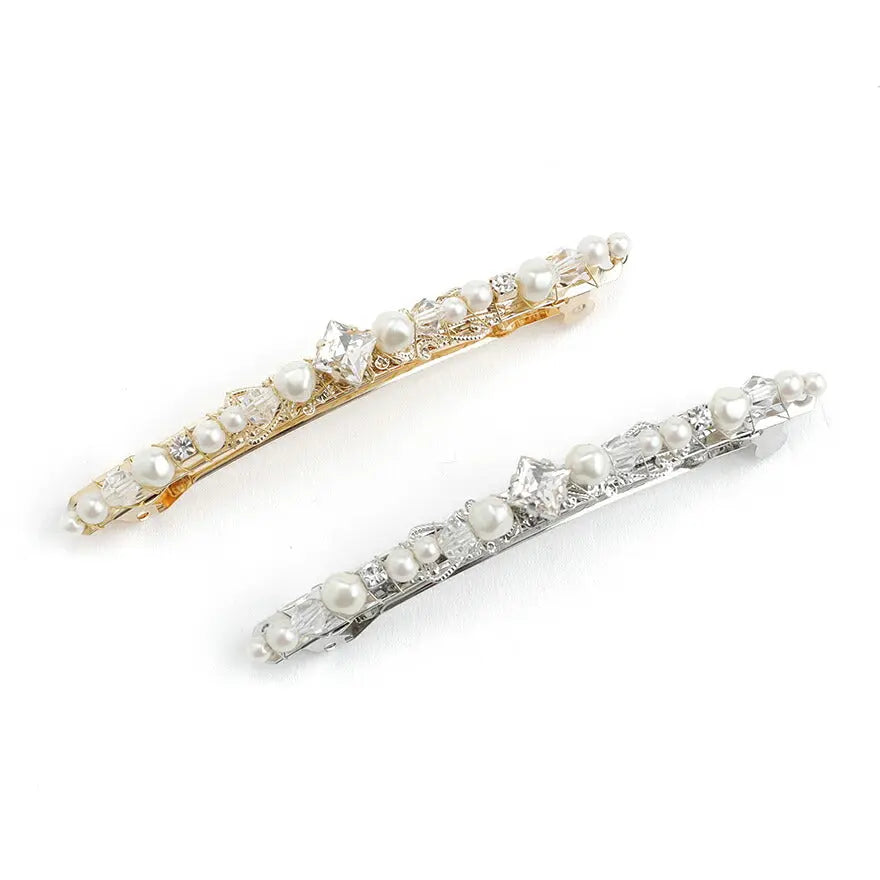 ヘアアクセサリーヘアクリップパール結婚式ウェディングアクセサリーヘアアクセサリーゲストヘアピンパーティーヘアアクセ浴衣着物和装花嫁髪飾りお呼ばれ二次会