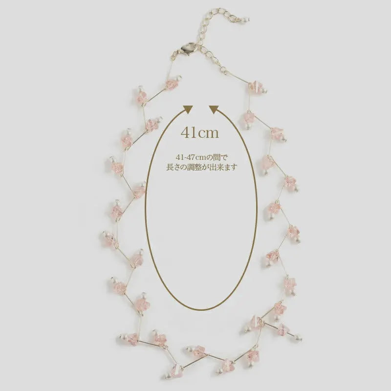 結婚式アクセサリーネックレスパーティーパール小枝ジグザグレディースフォーマルお呼ばれ