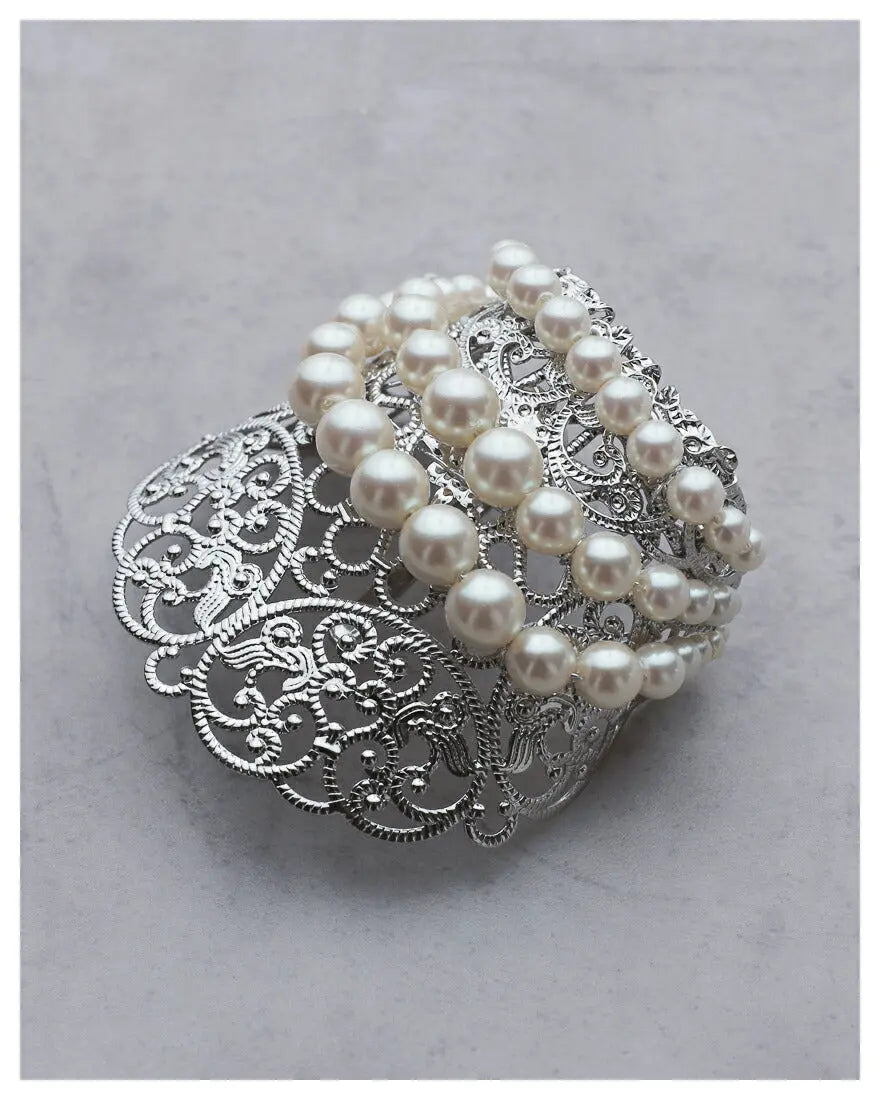 ヘアアクセサリー結婚式パールUピンアクセサリーヘアアクセサリーゲストパーティーヘアアクセゴールドお呼ばれ二次会