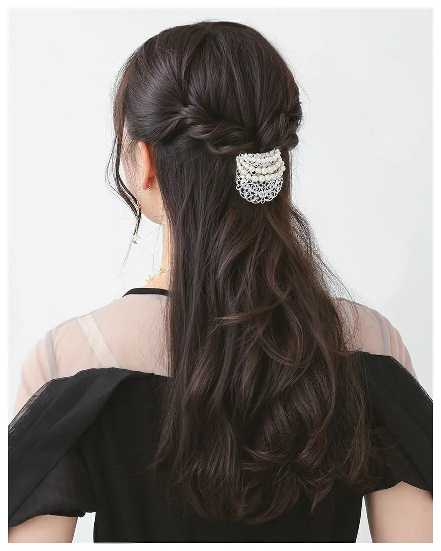 ヘアアクセサリー結婚式パールUピンアクセサリーヘアアクセサリーゲストパーティーヘアアクセゴールドお呼ばれ二次会