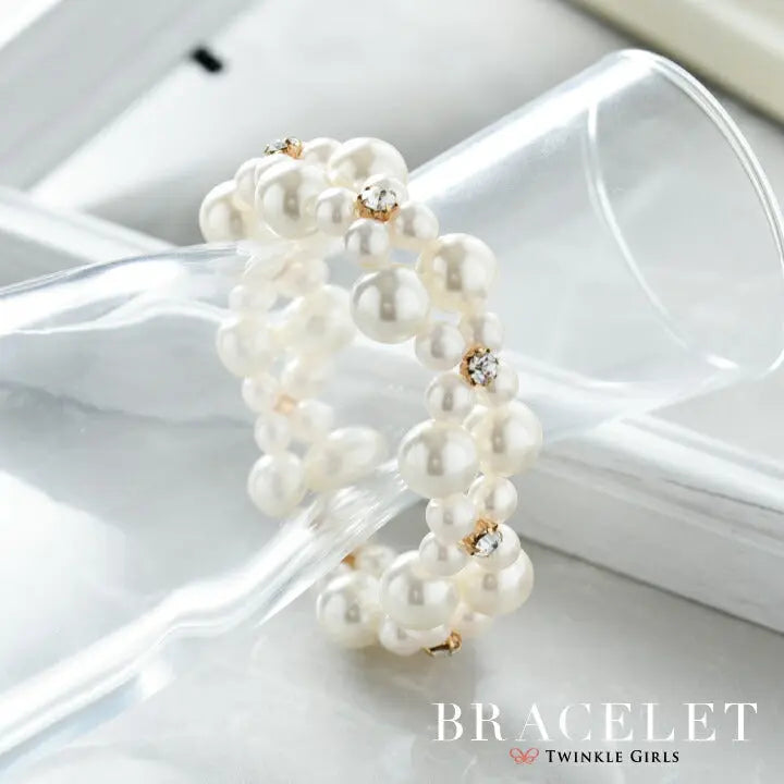 ブレスレット結婚式パール