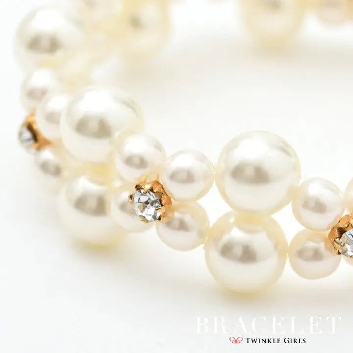 ブレスレット結婚式パール