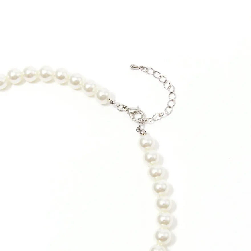 結婚式ネックレスお呼ばれアクセサリーセット可能パーティーパールパールネックレス