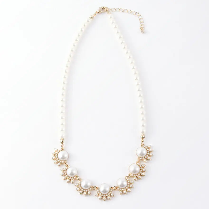 ネックレス結婚式アクセサリーパールパールネックレスおしゃれ上品華奢謝恩会入園式入学式卒園式