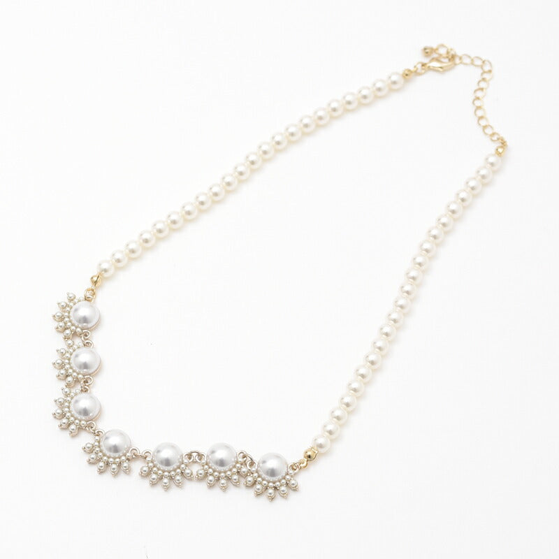 ネックレス結婚式アクセサリーパールパールネックレスおしゃれ上品華奢謝恩会入園式入学式卒園式