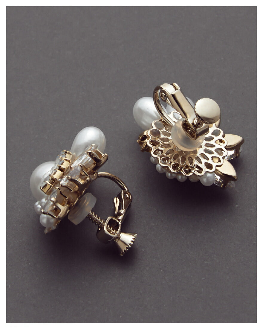 イヤリングピアス結婚式アクセサリーパール大ぶりおしゃれ上品華奢謝恩会入園式入学式卒園式