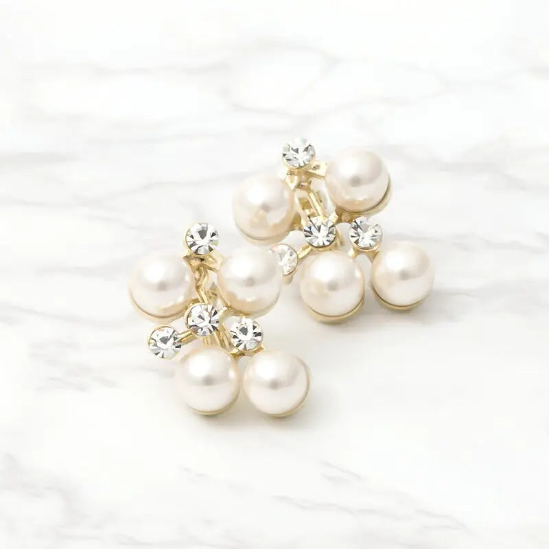 イヤリングピアス結婚式アクセサリーパール大ぶりおしゃれ上品華奢謝恩会入園式入学式卒園式