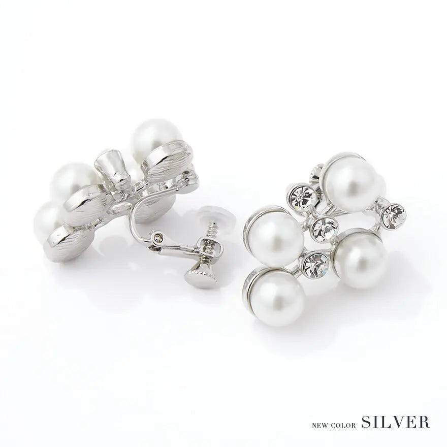 イヤリングピアス結婚式アクセサリーパール大ぶりおしゃれ上品華奢謝恩会入園式入学式卒園式