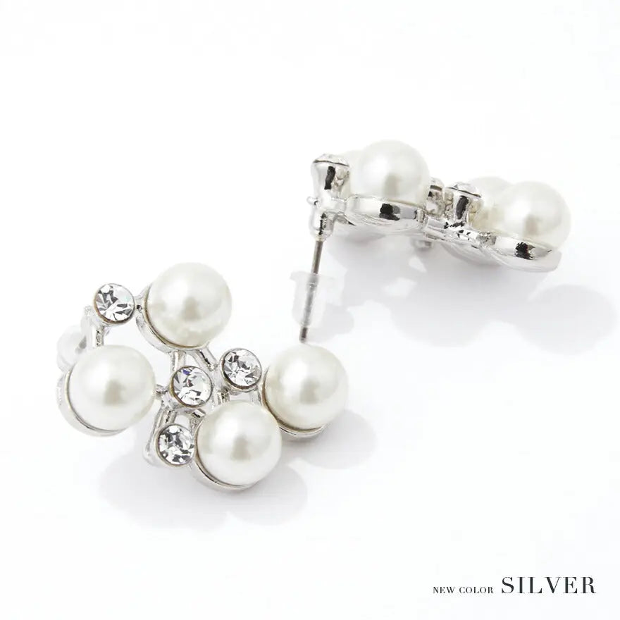 イヤリングピアス結婚式アクセサリーパール大ぶりおしゃれ上品華奢謝恩会入園式入学式卒園式