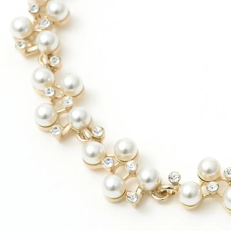 ネックレス結婚式アクセサリーパールパールネックレスおしゃれ上品華奢謝恩会入園式入学式卒園式