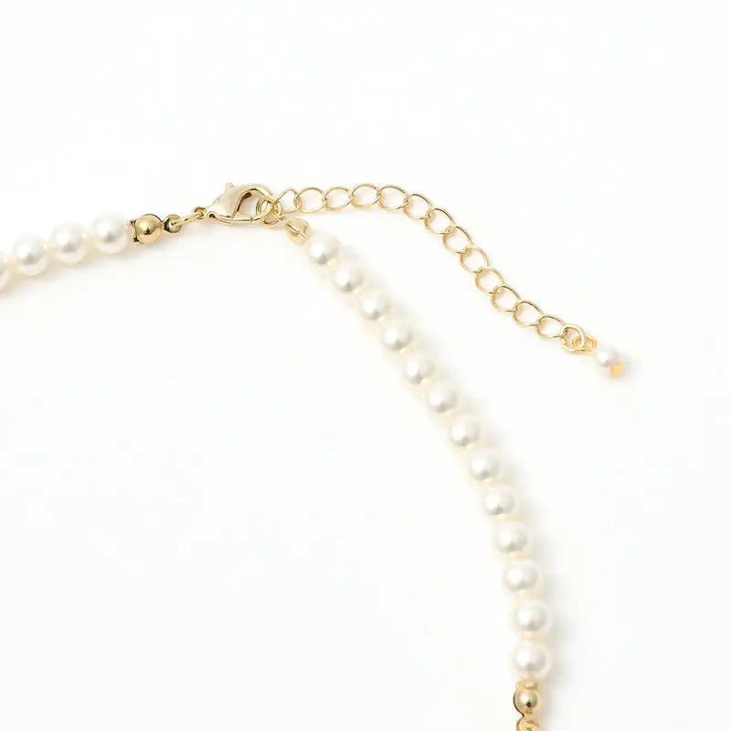 ネックレス結婚式アクセサリーパールパールネックレスおしゃれ上品華奢謝恩会入園式入学式卒園式