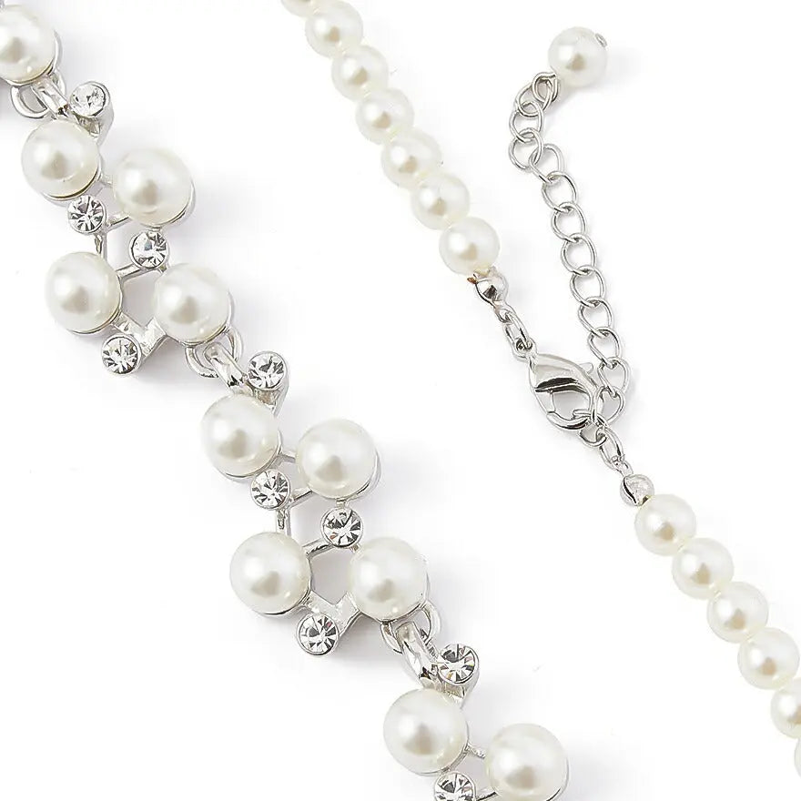 ネックレス結婚式アクセサリーパールパールネックレスおしゃれ上品華奢謝恩会入園式入学式卒園式