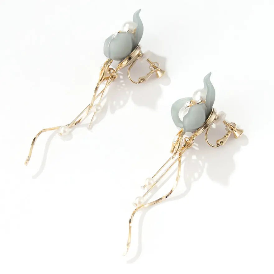 結婚式ピアス大ぶりイヤリングお呼ばれアクセサリーセット可能パーティーパール揺れる