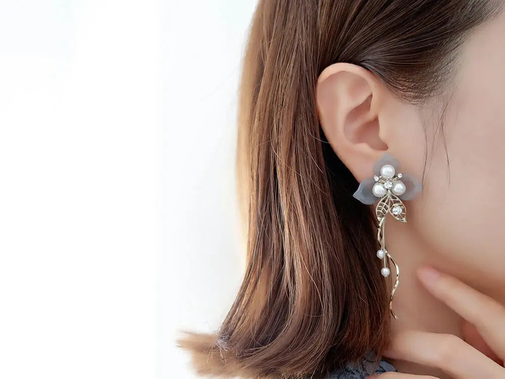 結婚式ネックレスお呼ばれアクセサリーセット可能パーティーパールパールネックレス3WAY