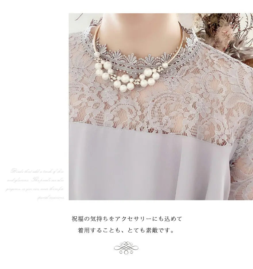 ネックレス結婚式お呼ばれアクセサリーセット可能パールパールネックレスパーティーチョーカー