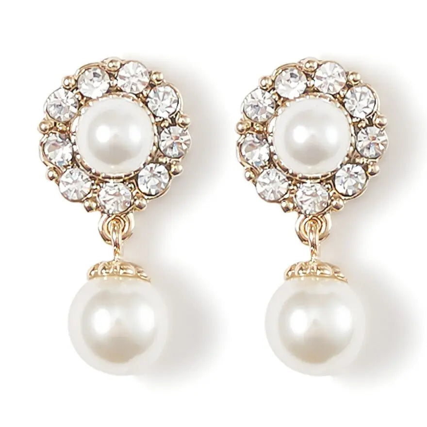 結婚式ネックレスお呼ばれアクセサリーセット可能パーティーパールパールネックレス3WAY