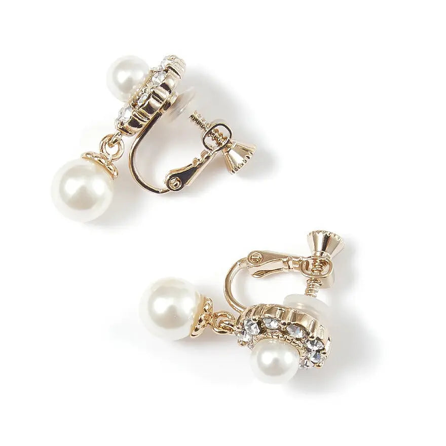 結婚式ピアスイヤリングお呼ばれアクセサリーセット可能パーティーパール揺れるティアドロップ