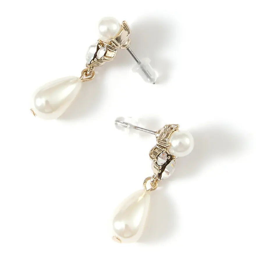 結婚式ネックレスお呼ばれアクセサリーセット可能パーティーパールパールネックレス3WAY