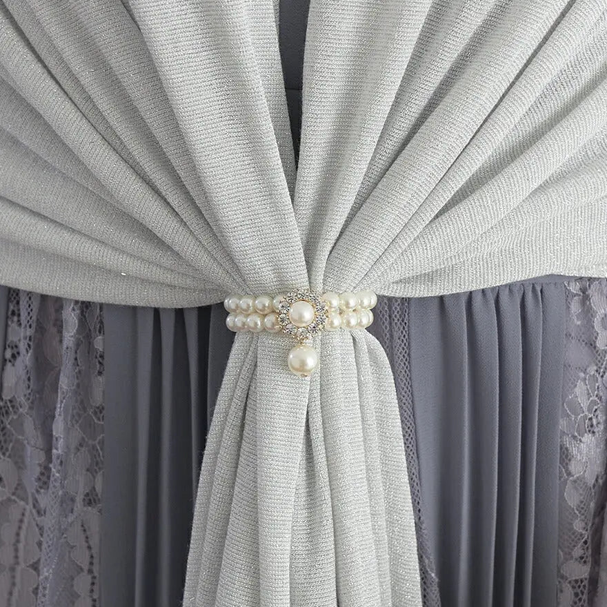 ショール留めゴムバンド結婚式お呼ばれアクセサリーストール留めパーティー