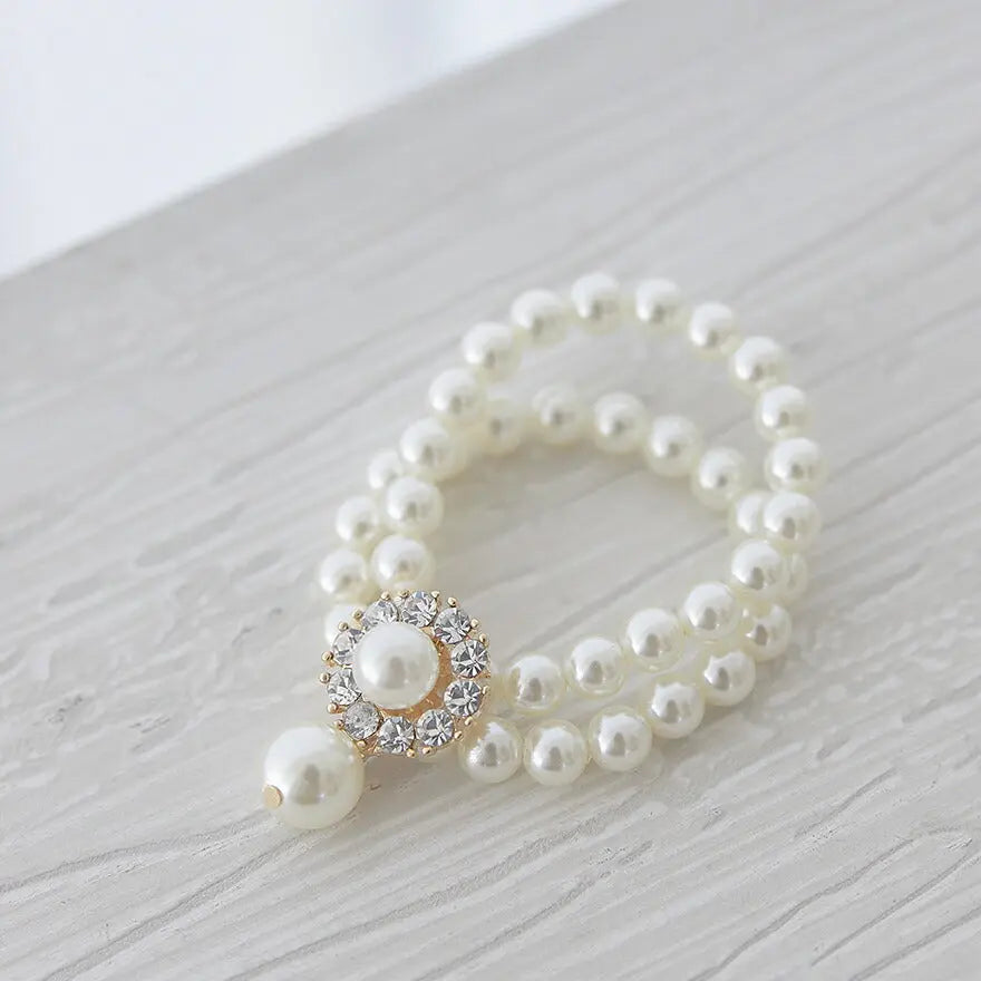 ショール留めゴムバンド結婚式お呼ばれアクセサリーストール留めパーティー