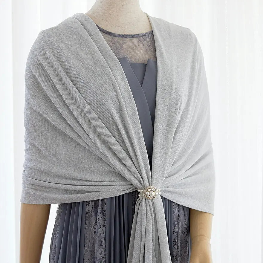 ショール留めゴムバンド結婚式お呼ばれアクセサリーストール留めパーティー