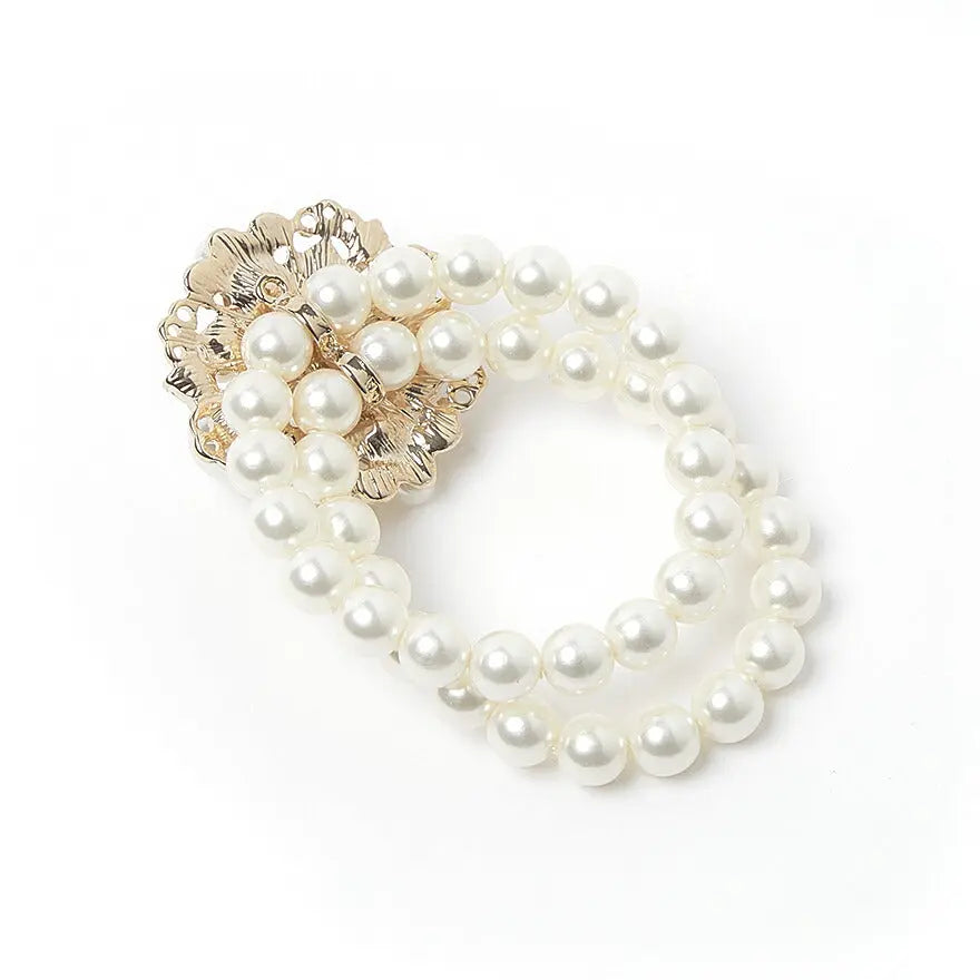 ショール留めゴムバンド結婚式お呼ばれアクセサリーストール留めパーティー