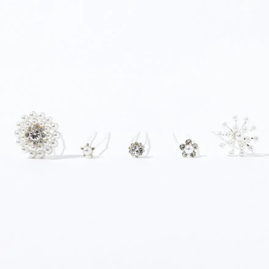 ヘアピンパール結婚式Uピンアクセサリーヘアアクセサリーゲストパーティーヘアピンヘアアクセお呼ばれ二次会