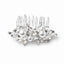 コームパール結婚式ヘアアクセサリーアクセサリーゲストパーティービジューヘアピンヘアアクセシルバーお呼ばれ二次会