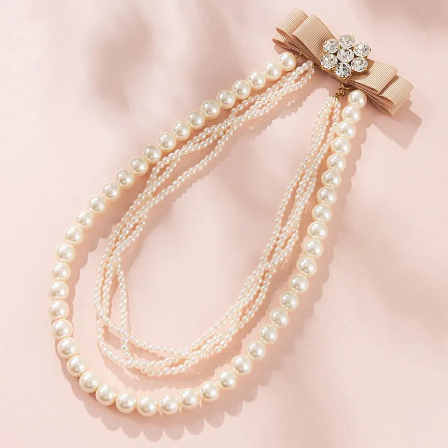 結婚式ネックレスnecklaceアクセサリーパールネックレスパール結婚式お呼ばれ