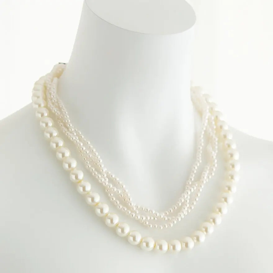 結婚式ネックレスnecklaceアクセサリーパールネックレスパール結婚式お呼ばれ