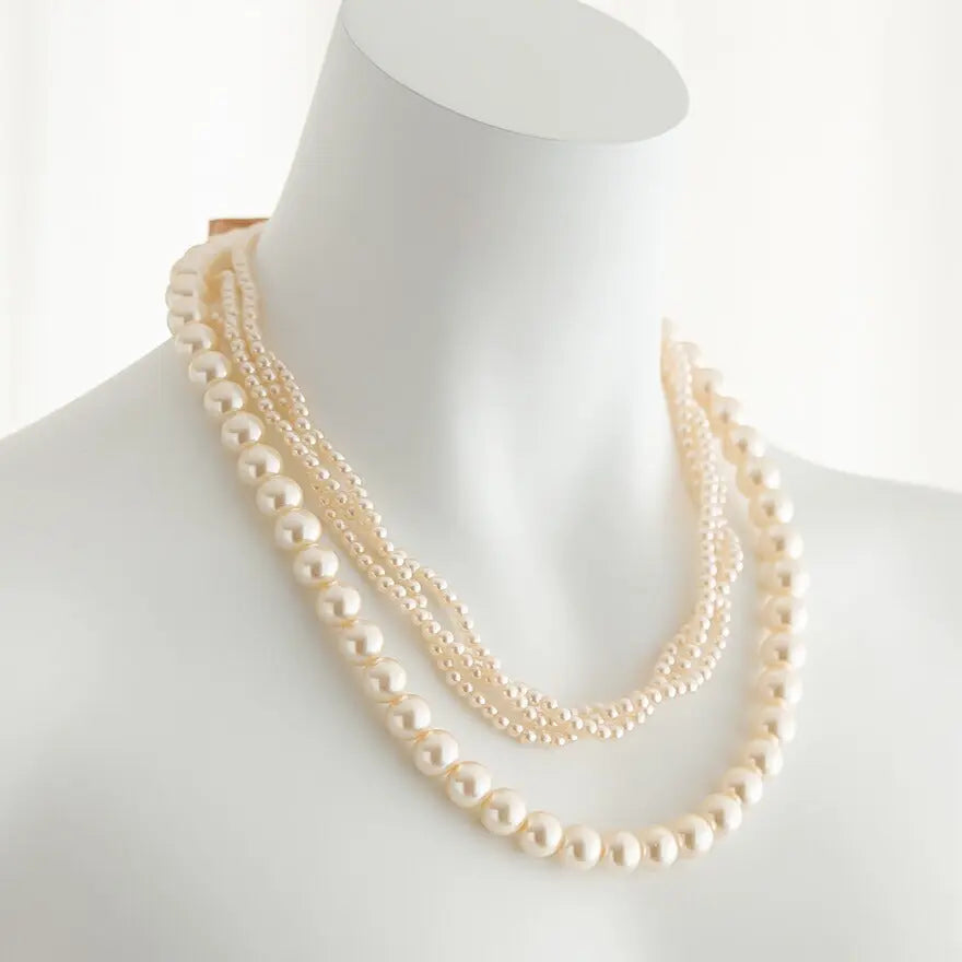 結婚式ネックレスnecklaceアクセサリーパールネックレスパール結婚式お呼ばれ